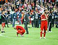 Franck Ribery Arjen Robben Jupp Heynckes Bastian Schweinsteiger