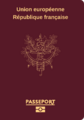 French Passport Cover