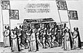 Funeral procession of Sir Philip Sidney 1587 Theodor de Bry pallbearers
