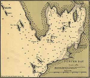 Funter Bay 1905 chart