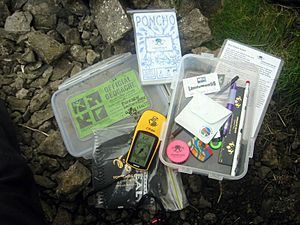 Geo-caching with Kids