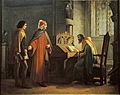 Giovanni Mochi - Dante Alighieri in atto di presentare Giotto a Guido da Polenta