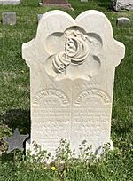 Grave of Timothy Webster (1822–1862) at Onarga Cemetery
