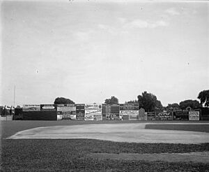 Griffith Stadium right field wall