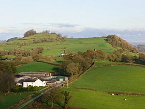 Grongar Hill from Dryslwyn Castle - geograph.org.uk - 1586416