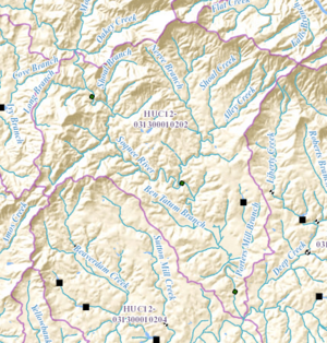 HUC 031300010202 - Shoal Creek-Upper Soque River