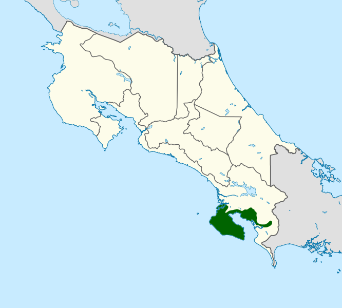 Habia atrimaxillaris map