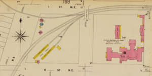 Home for the Aged 1903 Map Washington, DC