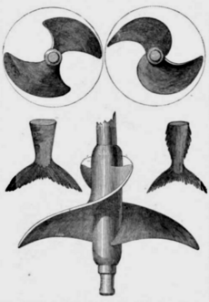 Illustrirte Zeitung (1843) 21 335 4 George Rennie's System der archimedischen Schraube