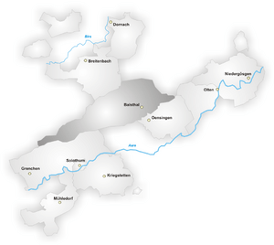 Karte Bezirk Thal