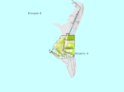 U.S. Census Bureau map showing village boundaries