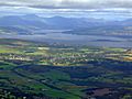 Kilmacolm and the Firth of Clyde from the air (geograph 2600840)