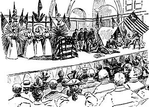 Lincoln Day observance in San Francisco, May 28, 1897
