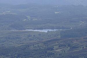 Llyn Goddionduon from Creigiau Gleision
