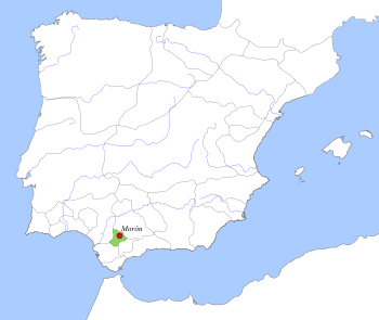 Taifa Kingdom of Morón, c. 1037.