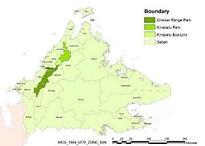 Location of Kinabalu Ecolinc Project