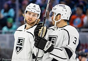 Los Angeles Kings at Seattle Kraken - April 1, 2023 - Adrian Kempe and Matt Roy (52787336957)