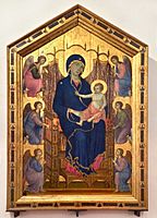 Madonna em Majestade dita Rucellai - Duccio