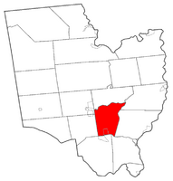 Location within Saratoga County