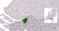 Map - NL - Municipality code 1719 (2009)