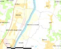 Map commune FR insee code 01023