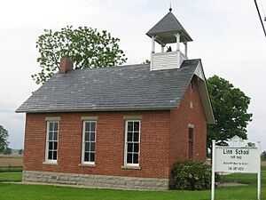 Marion Township Sub-District No. 8 School from southeast