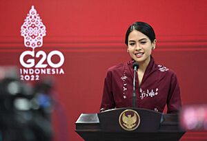 Maudy Ayunda as Government Spokesperson for Indonesia's G20 Presidency