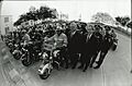 Mayor Thomas M. Menino with members of the Boston Police Department (15649593296)