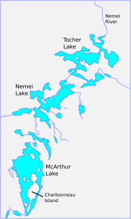 McArthur, Nemei, Tocher lakes.svg