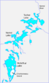 McArthur, Nemei, Tocher lakes