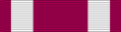 Width-44 crimson ribbon with two width-8 white stripes at distance 4 from the edges.