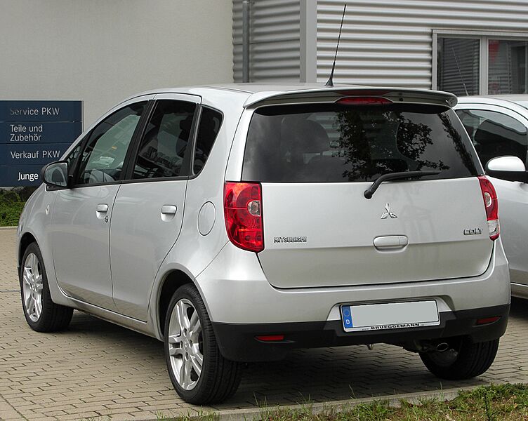 Mitsubishi Colt (Z30) Facelift rear 20100731