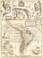 Moll - A New and Exact Map of the Coast, Countries and Islands within the Limits of the South Sea Company