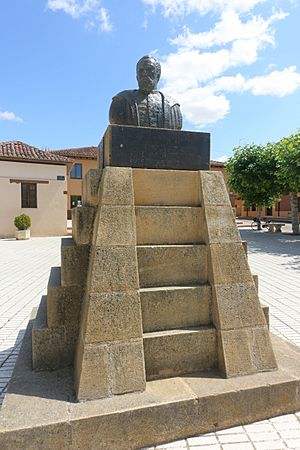 Monumento a Diego de Ordás en Castroverde de Campos