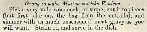 Mrs Rundell Gravy to make Mutton eat like Venison
