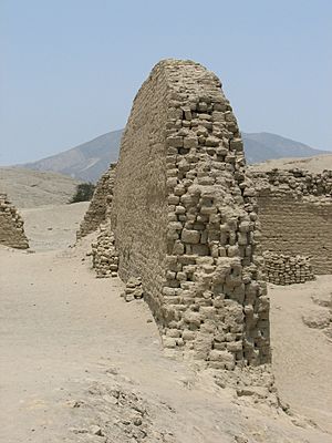 Pañamarca Archaeological site - wall