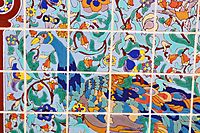 Malibu Potteries peacock fountain