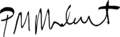 Penny Mordaunt signature