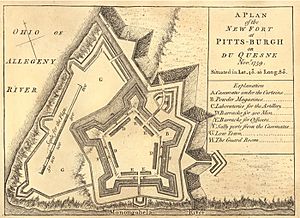 Plan of Fort Pitt, 1759