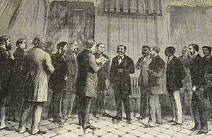President Baez with American Commissioners, 1871
