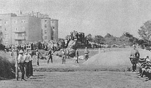 Public execution of Poles, Sosnowiec city, German-occupied Poland, 1939