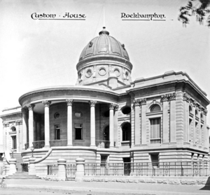 Queensland State Archives 2677 Customs House Rockhampton Quay Street Rockhampton c 1890