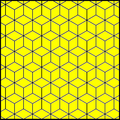 Rhombic star tiling