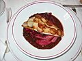 Rouget en écailles de pommes de terre