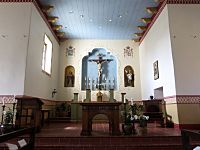 San Carlos Borromeo Cathedral (Monterey, CA) - interior, sanctuary on Holy Saturday 2013