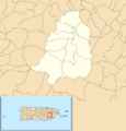 San Lorenzo, Puerto Rico locator map