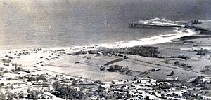 Sandon Point Jetty circa 1900 far view