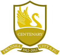 Swansea City AFC logo (100th anniversary)