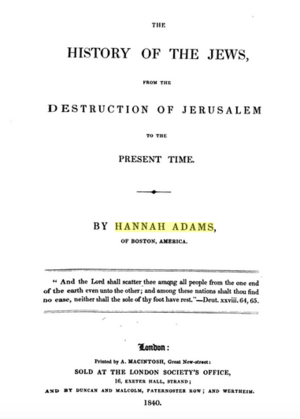 The History of the Jews (1840)