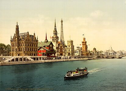 The Pavilions of the Nations, III, Exposition Universal, 1900, Paris, France